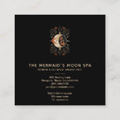 *~*ゴールデンムーンマーメイド&セリックジオメトリスパ スクエア名刺 (裏面)