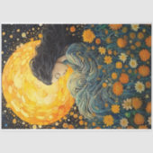 ゴールデンムーンライトガールアールヌーボーフローラデクページ 薄葉紙 (正面)