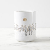 ゴールデンムーンライトフォレミニマルスト – アークラシックトMug コーヒーマグカップ (中央)