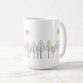 ゴールデンムーンライトフォレミニマルスト – アークラシックトMug コーヒーマグカップ (正面右)