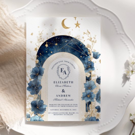 ゴールデンムーンライトフローラ結婚ドリーム 招待状