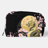 ゴールデンムーン桜ドラゴンプリントカットソーバッグ ドップキット (裏面)