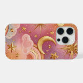 ゴールデンムーン&スター iPhoneケース (裏面横)
