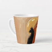 ゴールデンムーン ツインキャッツ カフェラテマグ (左アングル)