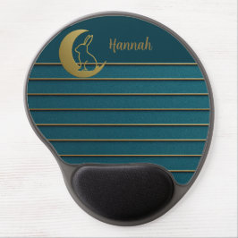 ゴールデンムーン&バニーオンティール（緑がかった色） ジェルマウスパッド