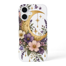 ゴールデンムーン+ワイルドフラワーガーデンiPhoneケース