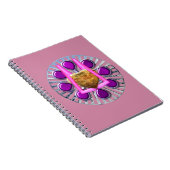 ゴールデンメタルハートスタンド ノートブック (右側)