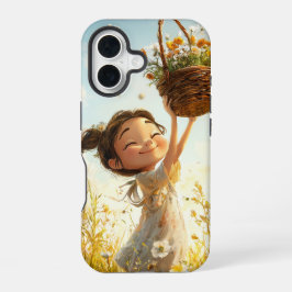 ゴールデンメドウグロウ コテージコア風スマホケース iPhone 16ケース