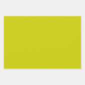 ゴールデンメドウ – イエロー&オリーブ ラッピングペーパーシート (正面2)