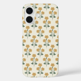 ゴールデンメドウ・ボタニカル iPhone 16ケース