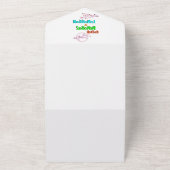 ゴールデンメモリーズオブトゥモンドフローズムーン桜 オールインワン招待状 (外側)