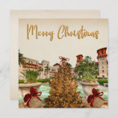 ゴールデンメリークリスマスセントオーガスティンフロリダ博物館 シーズンカード (正面/裏面)