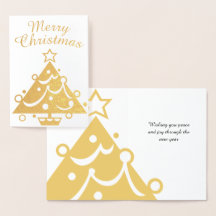 ゴールデンメリークリスマスツリー