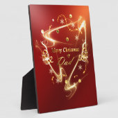 ゴールデンメリークリスマスパパ フォトプラーク (側面)