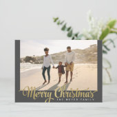 ゴールデンメリークリスマスフォト シーズンカード (スタンド正面)