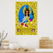 ゴールデンメルファリーアンドドルフィンプリント ポスター (キッチン)