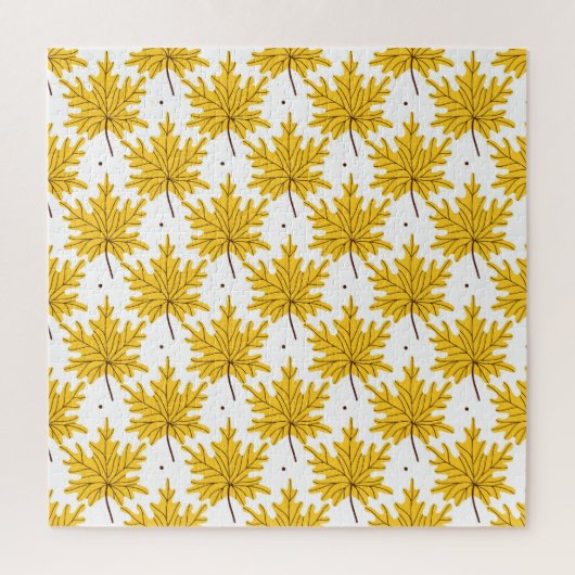 ゴールデンメ葉プルズ秋パターン ジグソーパズル (縦)