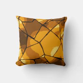 ゴールデンモザイクガラスアート クッション