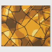 ゴールデンモザイクガラスアート ラッピングペーパー (フラット)