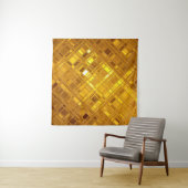 ゴールデンモザイク:豪華な金ゴールド背景 タペストリー (インサイチュ)