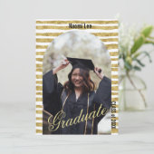 ゴールデンモダンアークカスタム詳細卒業パーティー 招待状 (スタンド正面)