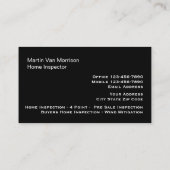 ゴールデンモダンエレガントプロフェッショナル 名刺 (裏面)