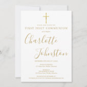 ゴールデンモダンシグネチャー初の聖餐式 招待状 (正面)