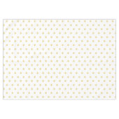 ゴールデンモダンスターオンホワイト テーブルクロス (正面(横))