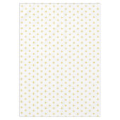 ゴールデンモダンスターオンホワイト テーブルクロス (正面)