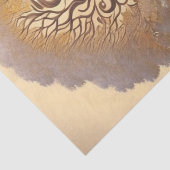 ゴールデンモダンツリーイラストレーション 薄葉紙 (詳細)