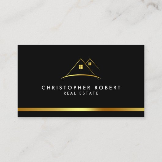 ゴールデンモダンハウスロ実在ゴエステート名刺 名刺 (正面)