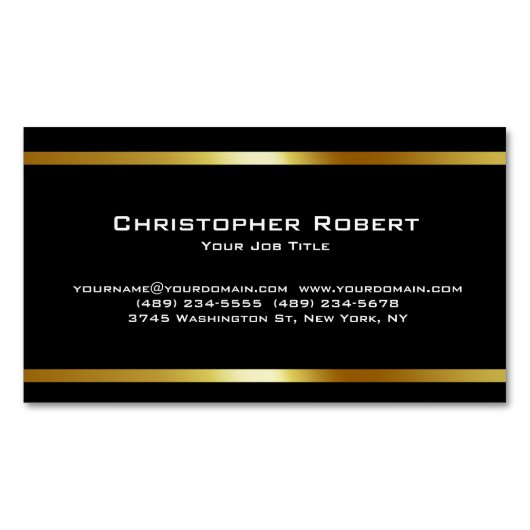 ゴールデンモダンハウスロ実在ゴエステート マグネット名刺 (正面)