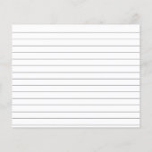 ゴールデンモダンビーブライダルシャワーレシピカード (裏面)