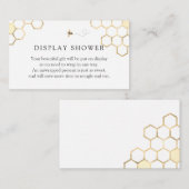 ゴールデンモダンビー表示シャワーエンクロージャカード エンクロージャーカード (正面/裏面)