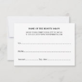 ゴールデンモダンブラックストライプ美しい (裏面)