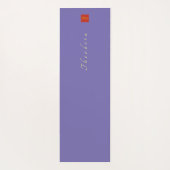 ゴールデンモダンブルービー ヨガマット (裏面)