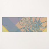 ゴールデンモダンブルービー ヨガマット (正面(横))