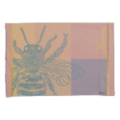 ゴールデンモダンブルービー 枕カバー (正面右)