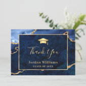 ゴールデンモダンブルーマーブルゲート卒業 サンキューカード (スタンド正面)