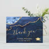 ゴールデンモダンブルーマーブルゲート卒業 サンキューカード (スタンド正面)