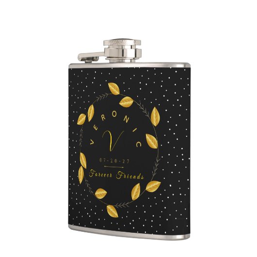 ゴールデンモノグラムリースフォーエバーフレンズ フラスク (左)