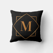 ゴールデンモノグラム クッション (裏面)