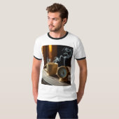 ゴールデンモーニングトリビュート – 父の日ヴィンタ Tシャツ (正面フル)