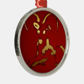 ゴールデンヤギ2015 -中国のとベトナム新年 メタルオーナメント (右)