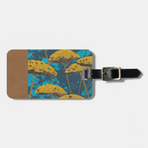 ゴールデンヤローガーデン（青） ラゲッジタグ