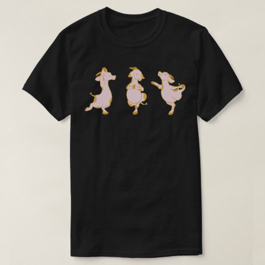 ゴールデンヤートヨガアットサンライズ Tシャツ (デザイン正面)