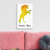 ゴールデンユニコーンガールズルーム キャンバスプリント (インサイチュ (リビング))
