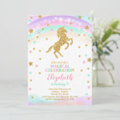 ゴールデンユニコーン招待状とグリッタースター 招待状 (スタンド正面)