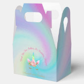 ゴールデンユニコーン虹ありがとうトリートボックス フェイバーボックス (オープン)