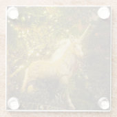 ゴールデンユニコーン ガラスコースター (裏面)